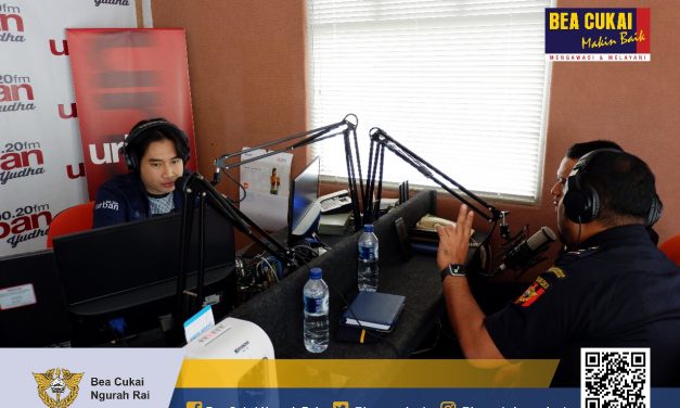 Sosialisasi Bea Cukai dan Penipuan di Urban Radio Yudha 90.2 FM Bali dan 106.9 Bali United FM