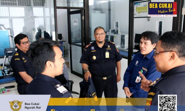 Evaluasi Unit Pelayanan Publik (EUPP), KEMENPAN-RB tinjau pelayanan publik di KPPBC TMP Ngurah Rai.