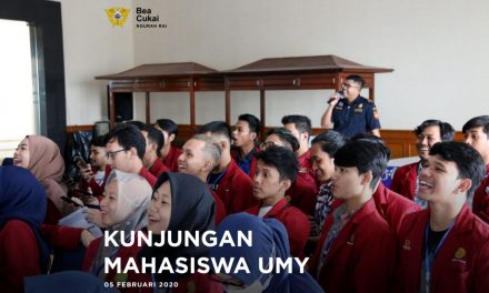 Bea Cukai Ngurah Rai menerima kunjungan dari Mahasiswa Universitas Muhammadiyah Yogyakarta