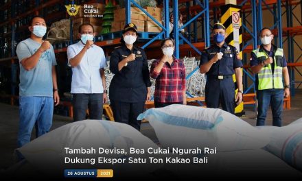 Tambah Devisa, Bea Cukai Ngurah Rai Dukung Ekspor Satu Ton Kakao Bali