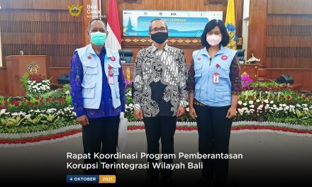 Rapat Koordinasi Program Pemberantasan Korupsi Terintegrasi Wilayah Bali