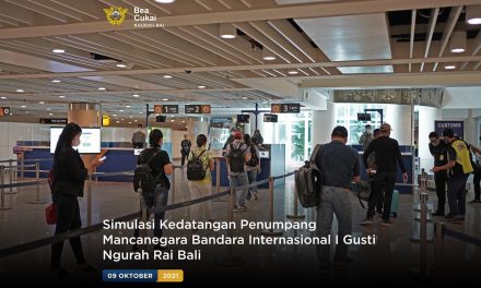 Simulasi Kedatangan Wisatawan Mancanegara Bandara Internasional I Gusti Ngurah Rai Bali