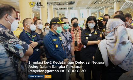 Simulasi ke-2 Kedatangan Delegasi Negara Asing Dalam Rangka Persiapan Penyelenggaraan 1st FCBD G-20