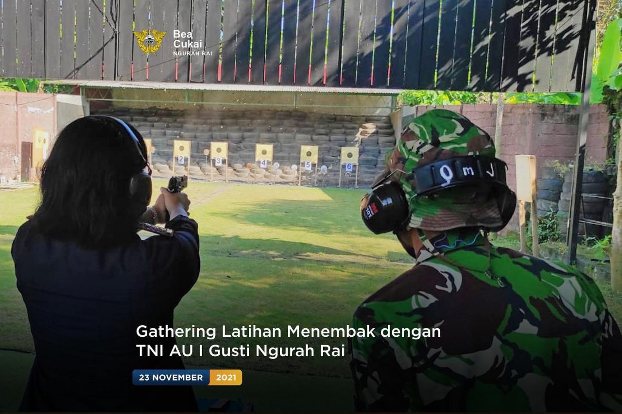 Gathering Latihan Menembak dengan TNI AU I Gusti Ngurah Rai