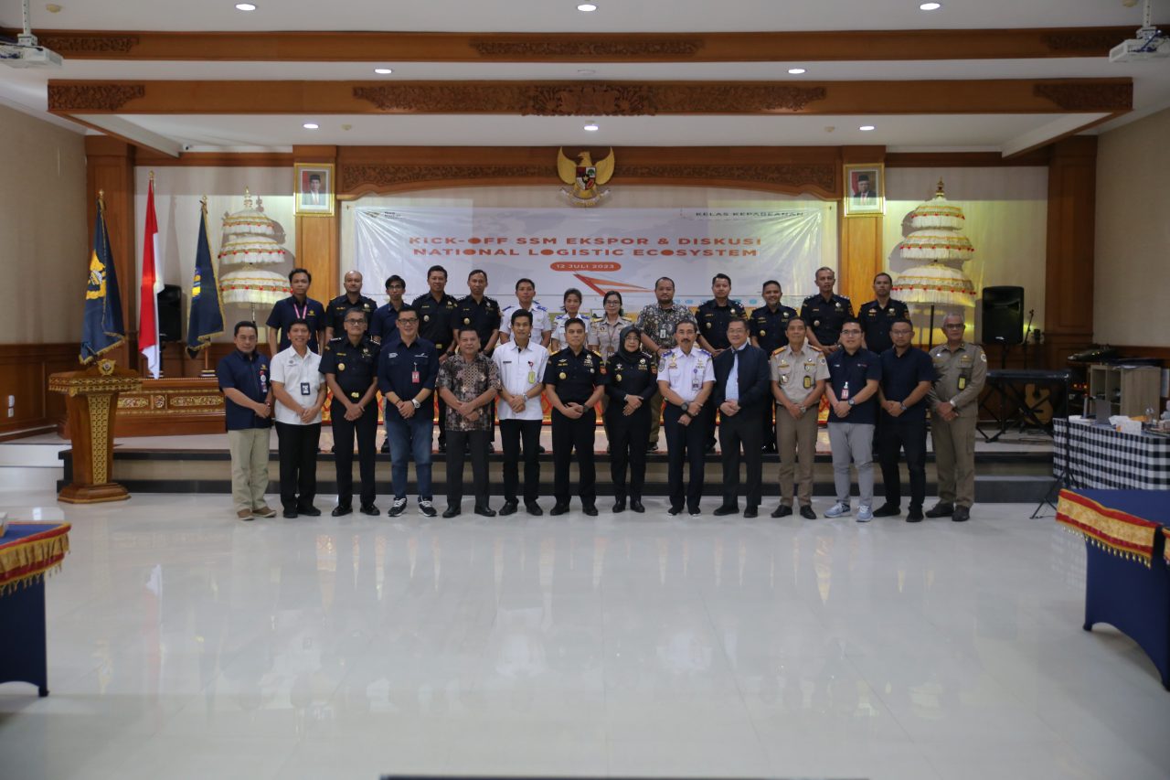 Bea Cukai Ngurah Rai Bersama Kanwil DJBC Bali, NTB dan NTT Laksanakan Kickoff SSM Ekspor dan Diskusi NLE Bersama Pengguna Jasa